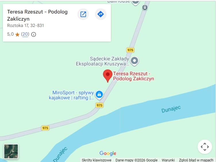 Usuwanie brodawek podeszwowych – Zakliczyn i okolice 2 Jak dojechać do gabinetu podologicznego - podolog Zakliczyn