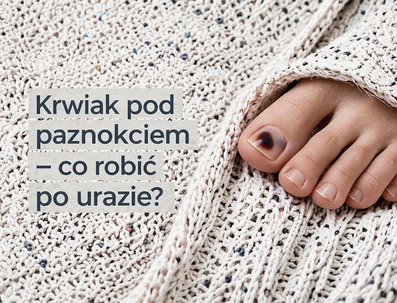 Krwiak pod paznokciem po uderzeniu – szybka ulga w bólu i pomoc podologa krok po kroku 2 Krwiak pod paznokciem po uderzeniu – szybka ulga w bólu i pomoc podologa krok po kroku